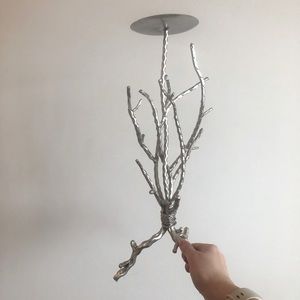 PEWTER CANDLE HOLDER